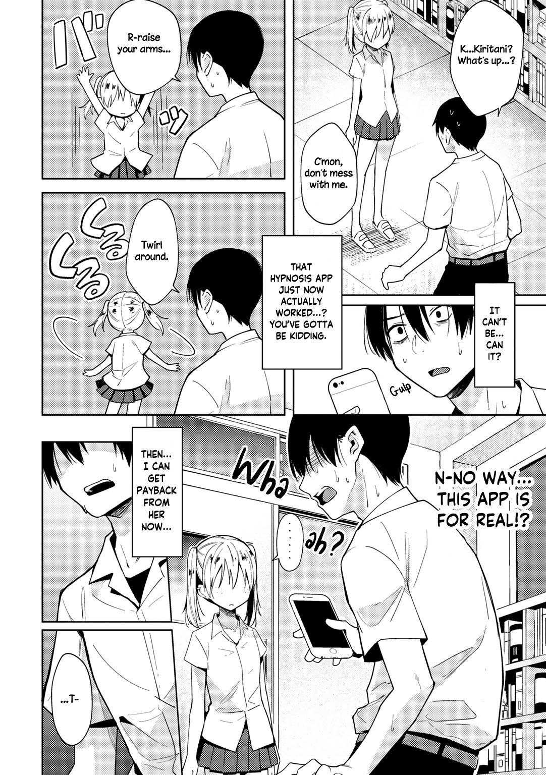 Hentai Manga Comic-I Tried a Hypnosis App To Get Revenge on the Girl Who Bullied Me-Read-6